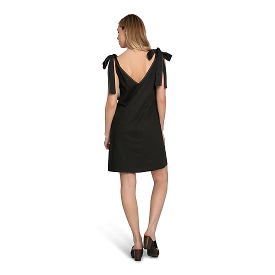 Belle & Bloom Womens Burning Love Tie Shoulder Mini Dress