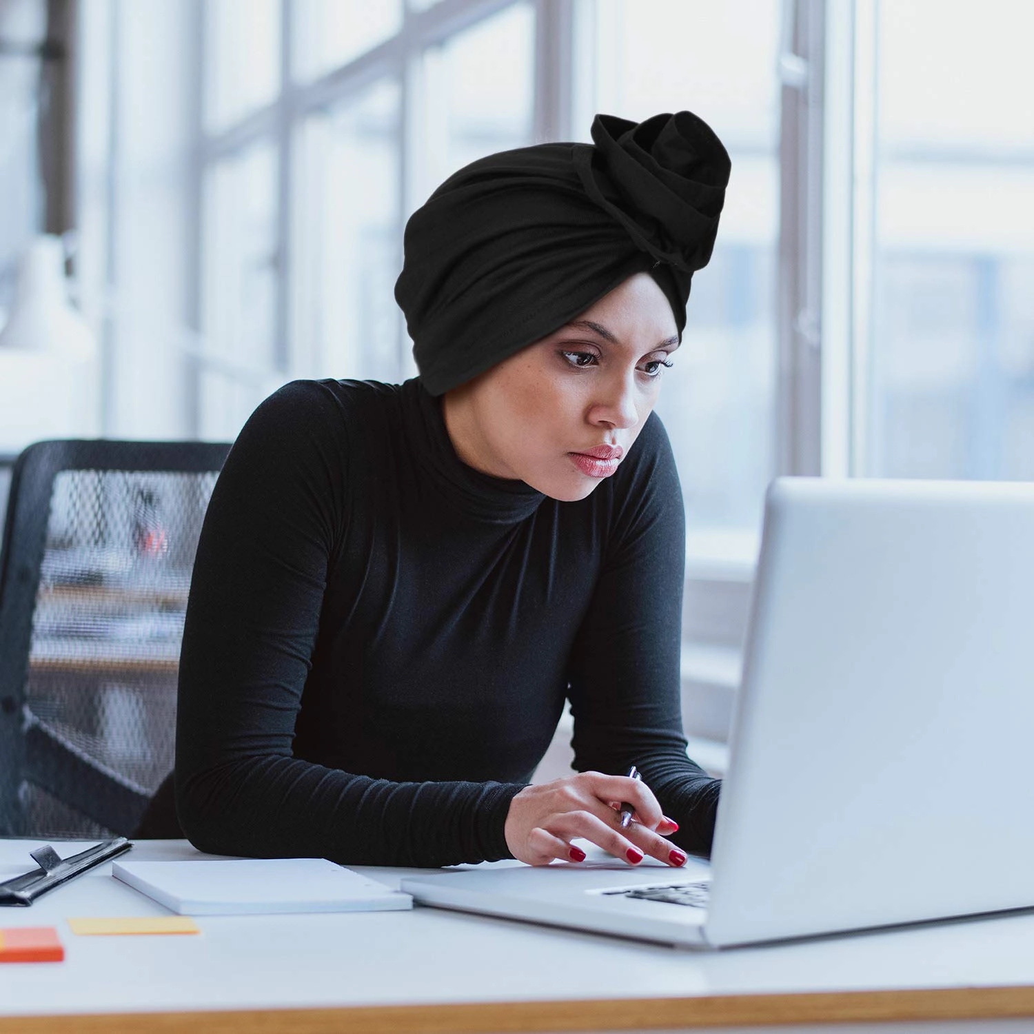 PIGFDK 6 Head Wraps For Women Turban