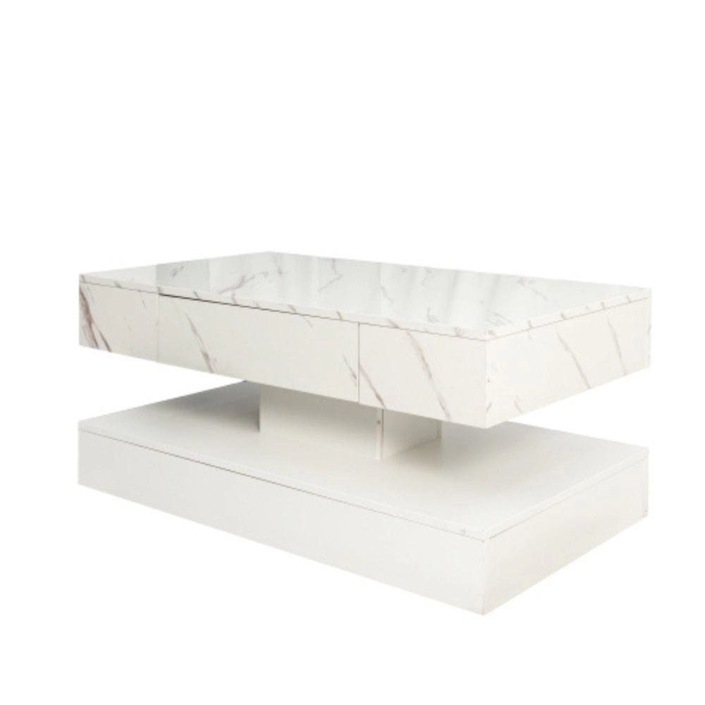 GOODSILO Modern Rectangular Low Profile Coffee Table