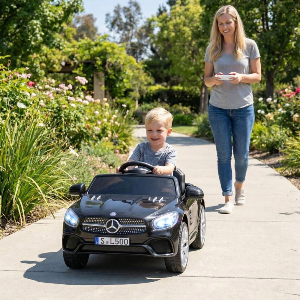 Hivvago 12V Kids Ride on Car Licensed Mercedes-Benz with Remote and Music