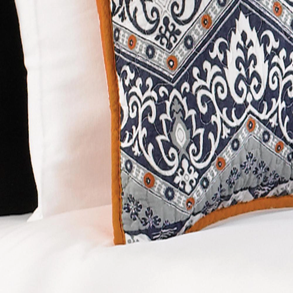 Greenland Home Fashion Medina Sham - King 20x36", Saffron