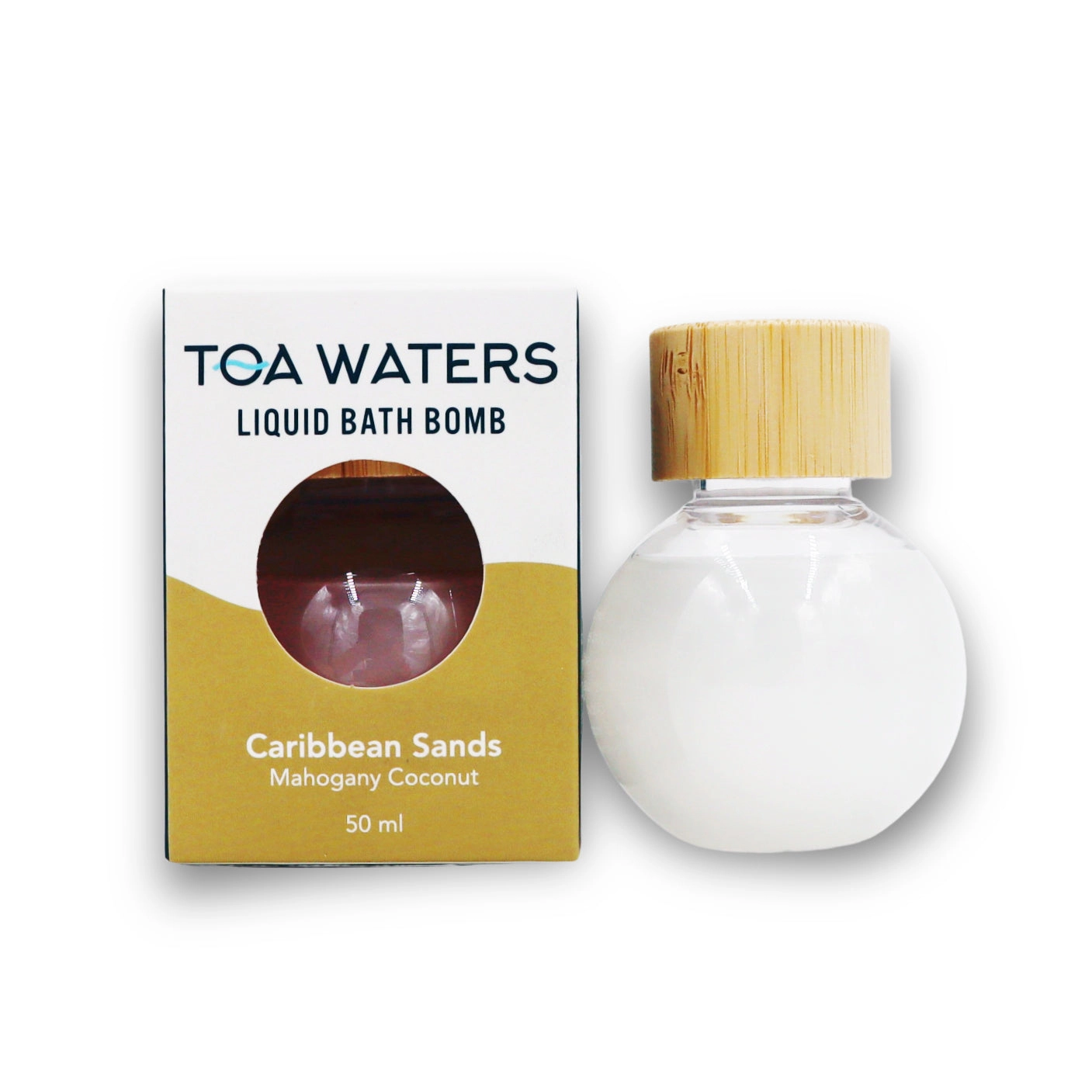 TOA Waters Unisex Liquid Bath Bomb Caribbean Sands - Mahogany Coconut