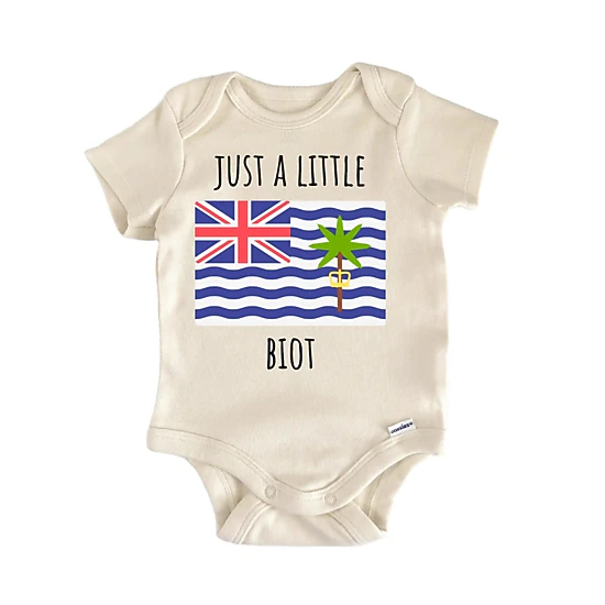NOFO VIBES Unisex British Indian Ocean Territory Biot Infant Gift Baby Bodysuit