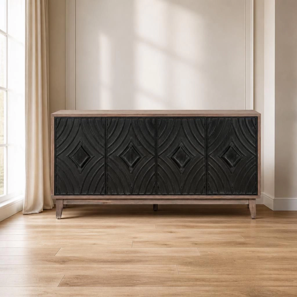 GOODSILO 60" Freestanding Floor Storage Cabinet