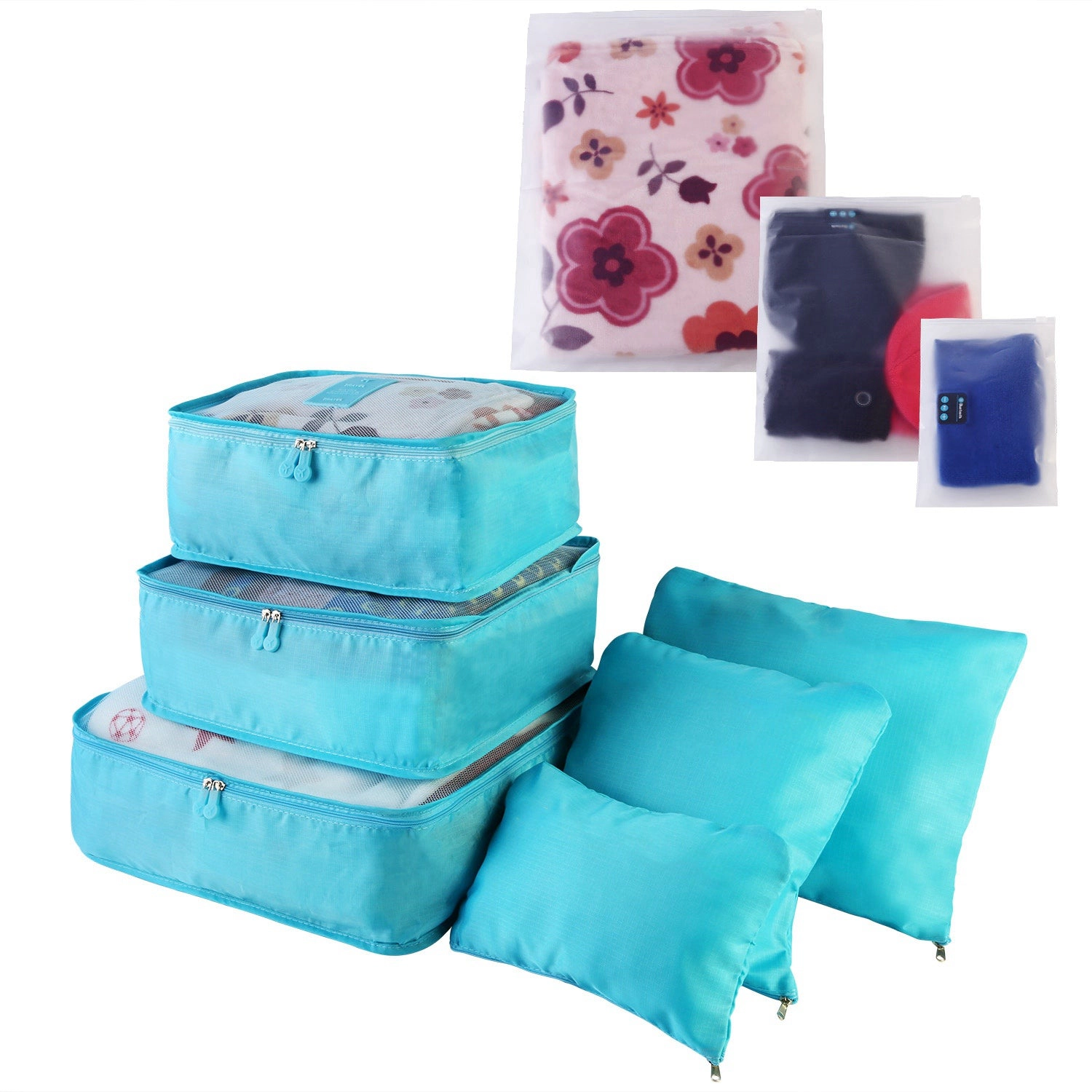 GBruno 9-Piece Water-Resistant Travel Packing Cubes