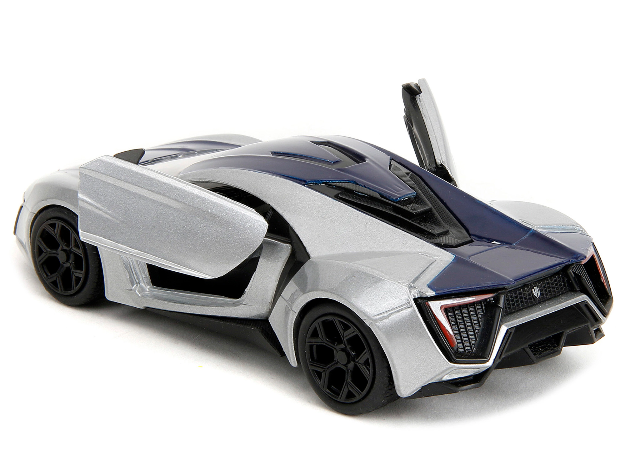 Jada Lykan Hypersport Silver Metallic and Purple "Pink Slips" Series 1/32 Diecast Model Car by Jada