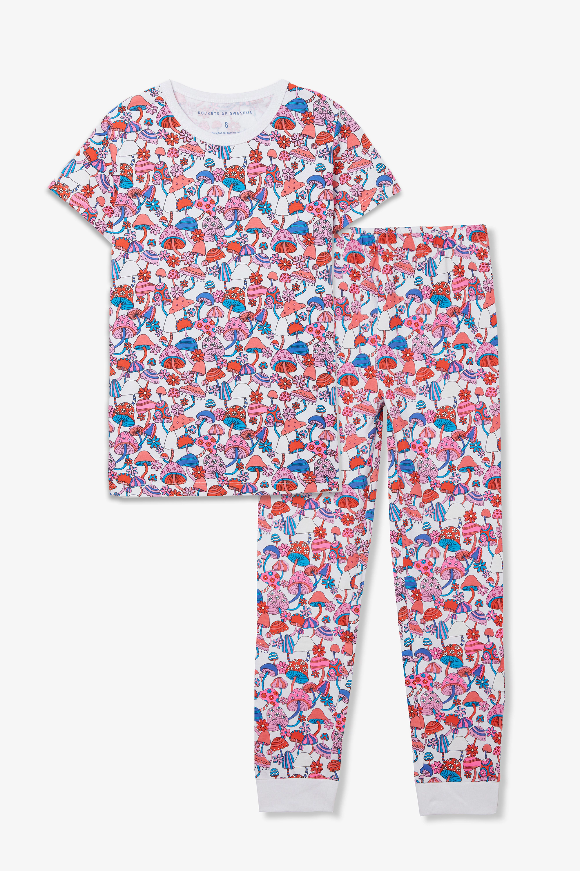 Rockets of Awesome Mushroom PJ Set for Girls