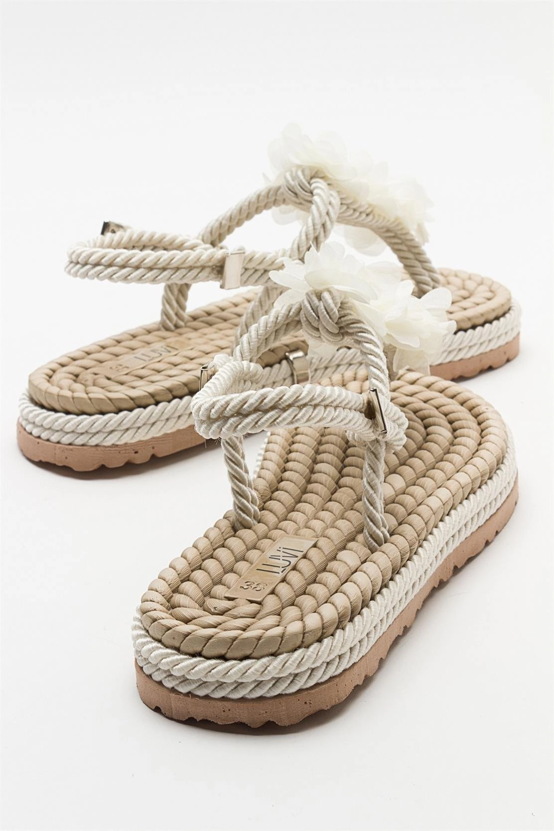 Prologue Shoes Womens SANTRA Lace-Up Thong Sandals
