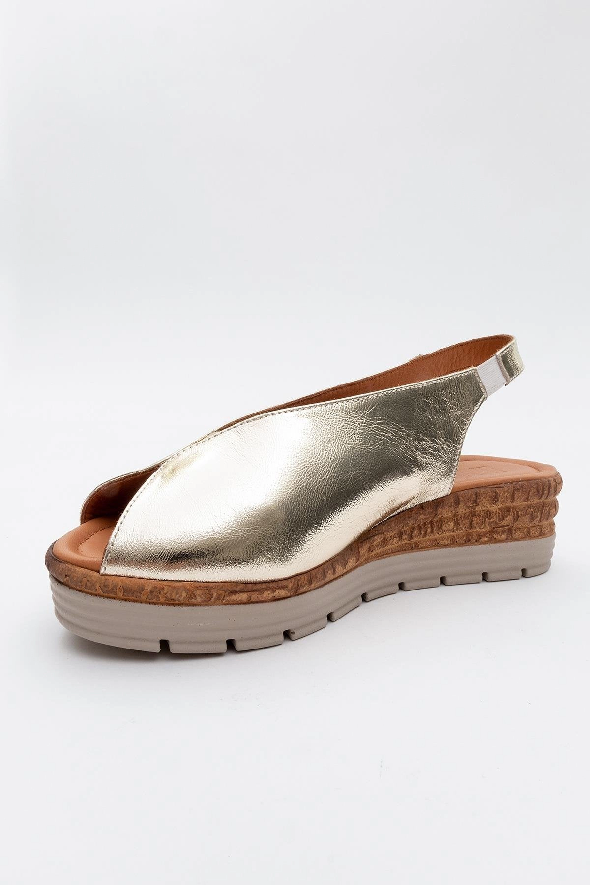 Forever & Always Womens Blom Leather Platform Sandals