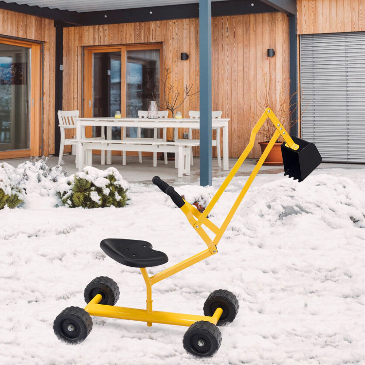 Hivvago Heavy Duty Steel Frame Kid Ride-on Sand Digger