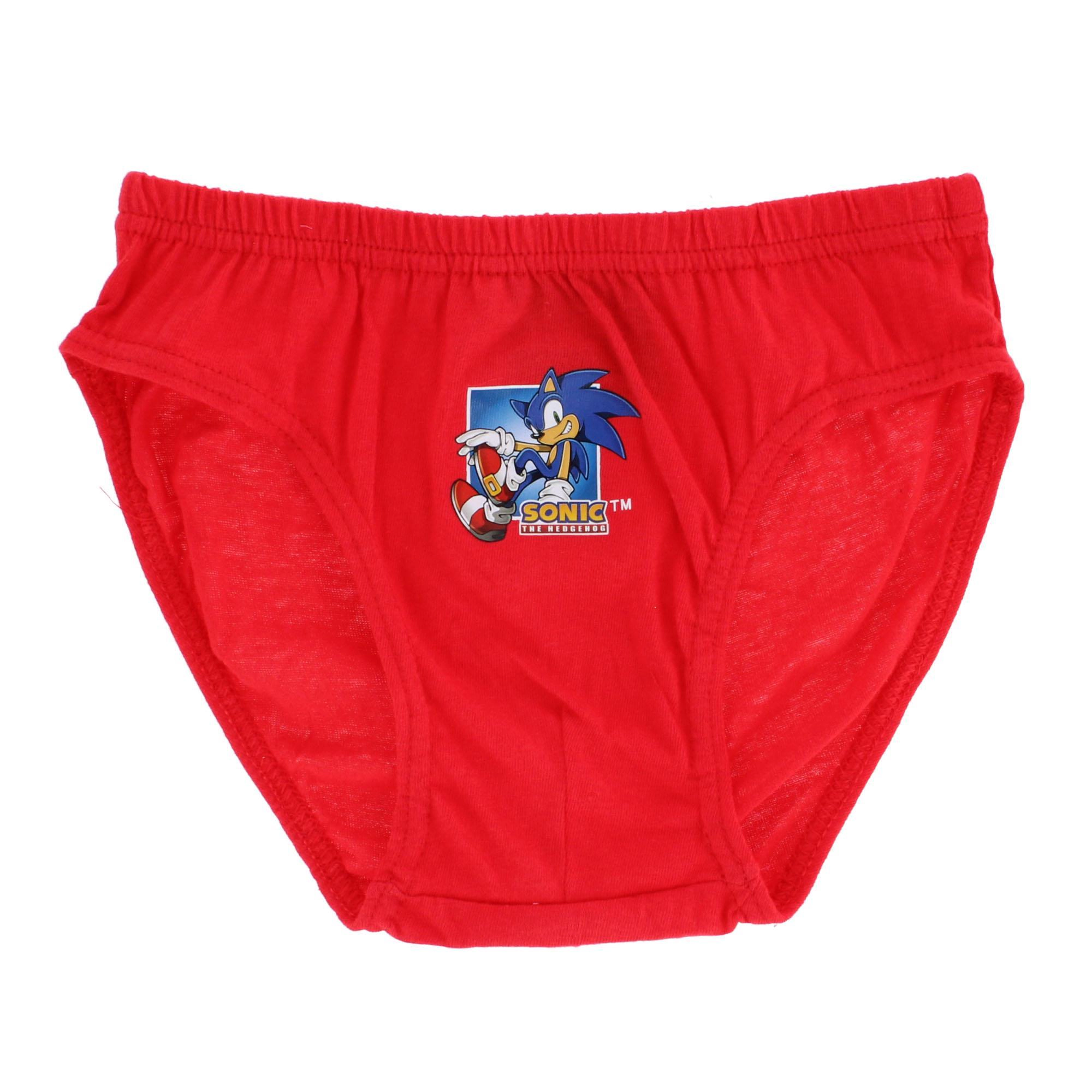 Textiel Trade Toddler Boy's Sonic Briefs (3 Pack)