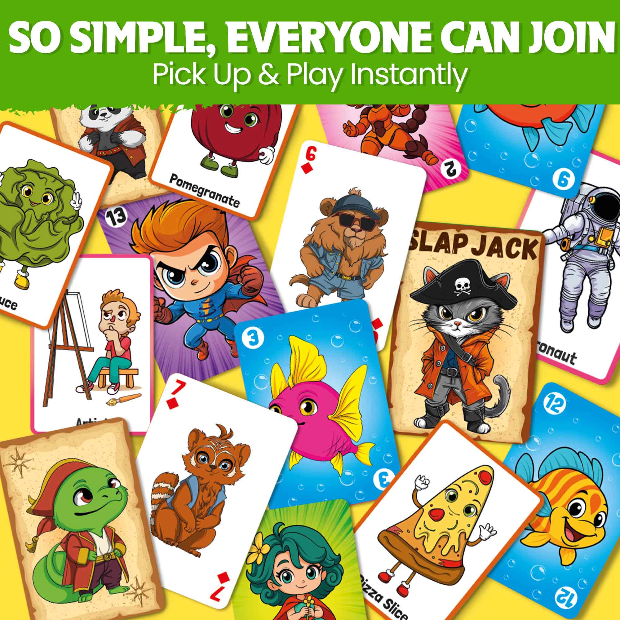 QUOKKA Kids Card Game Collection Ages 4–8, Classic Matching & Family Games for 2–6 Players