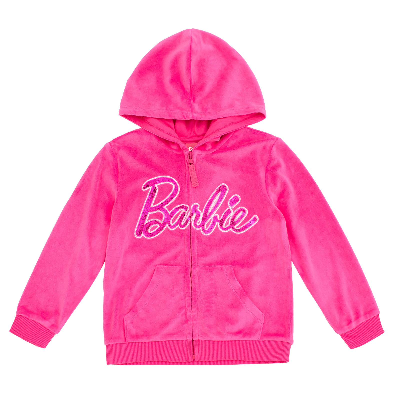 Barbie Girls' Velour Hoodie and Pants Set Coverall