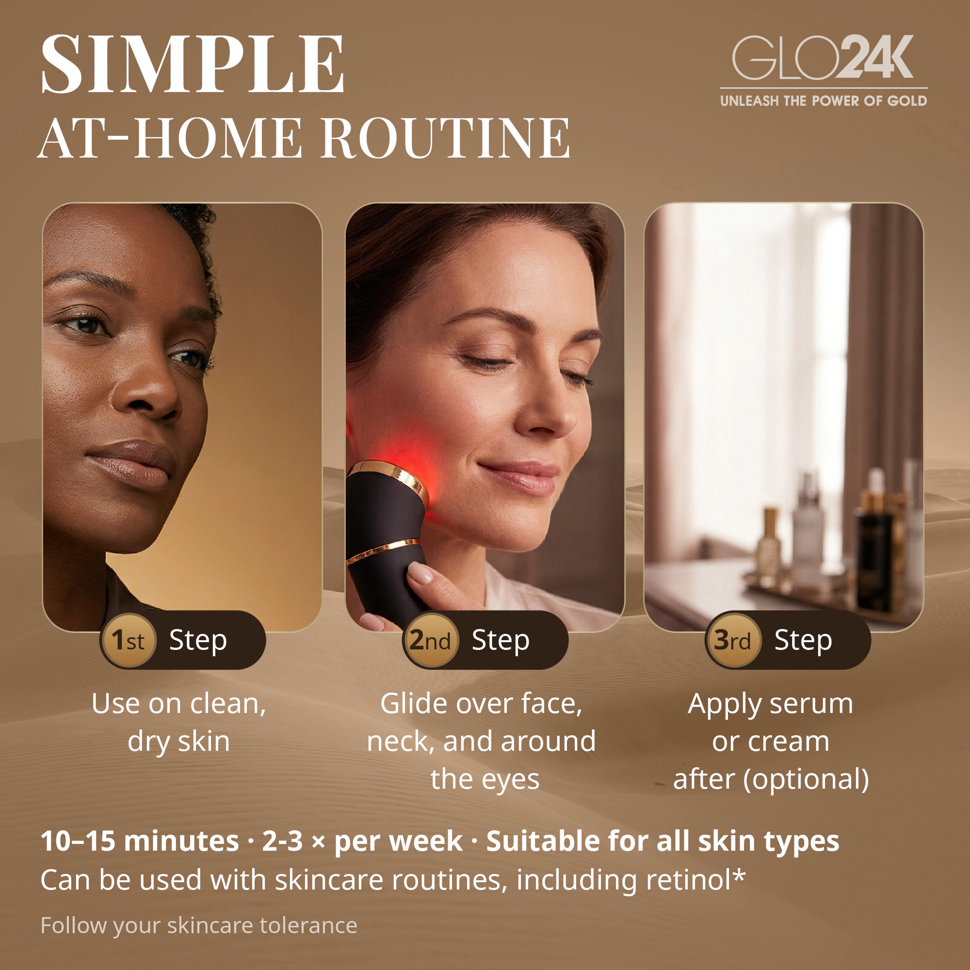GLO24K Skin Rejuvenation Beauty Device