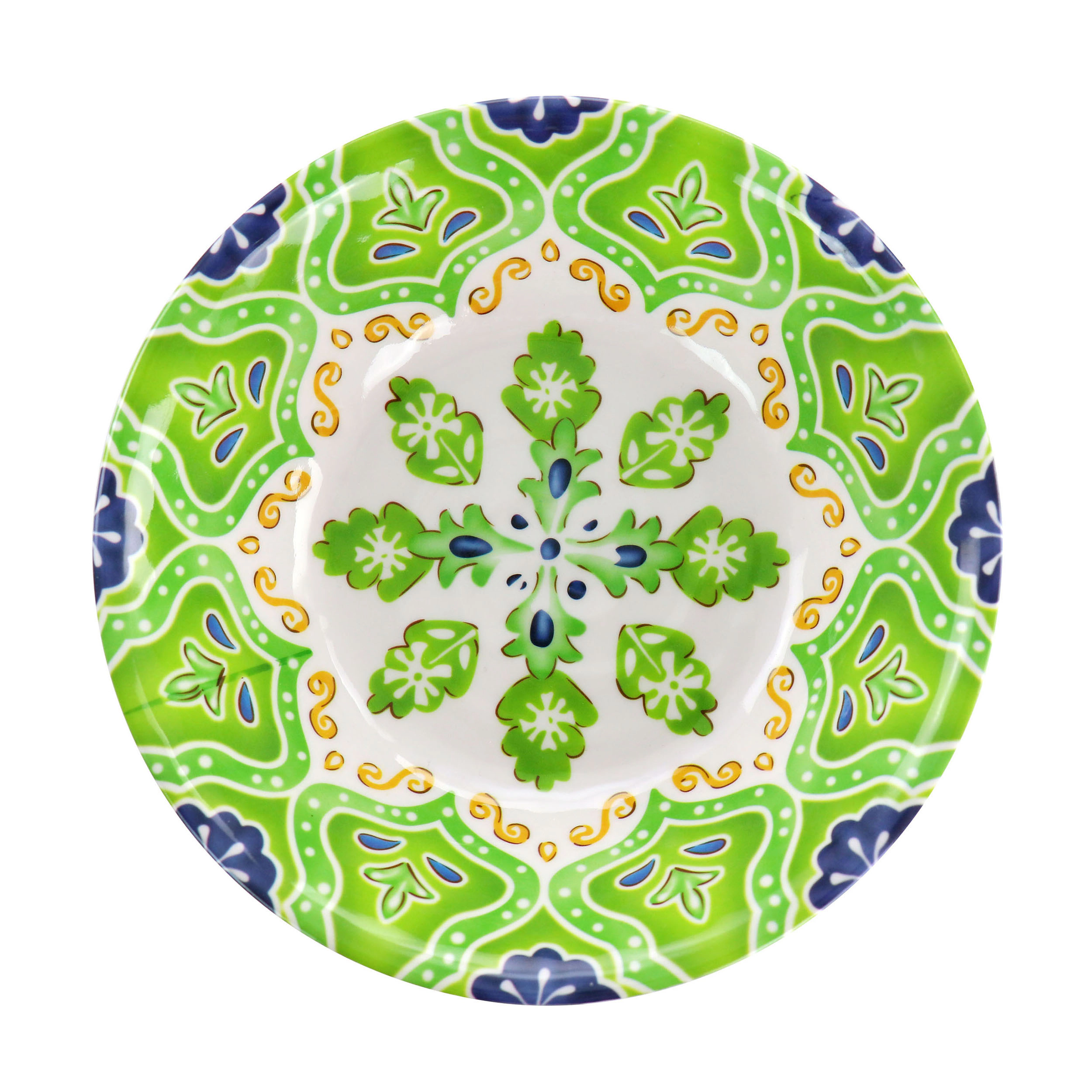 Elama Stapanya 12 Piece Melamine Dinnerware Set in Multi