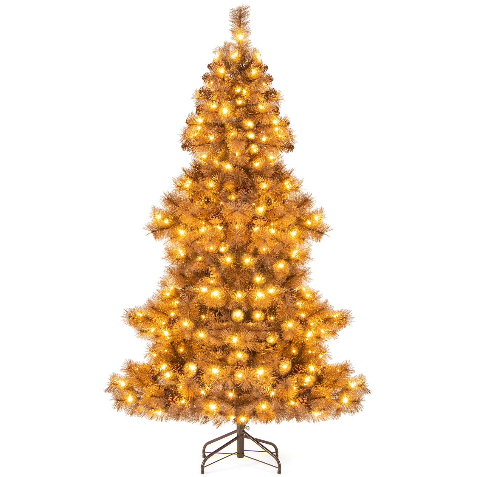 LJG 6 Feet Artificial Christmas Tree with 493 Branch Tips for Home Office Carnival