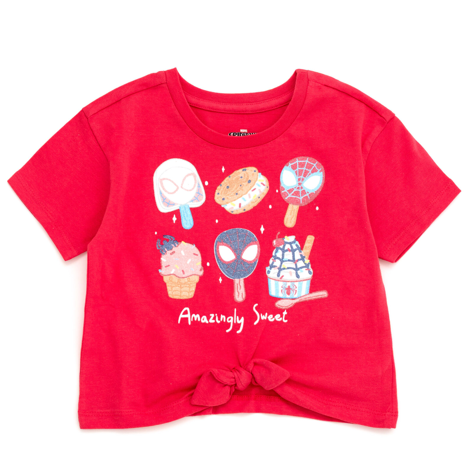 Marvel Spider-Man Girls' 2-Piece T-Shirt and Shorts Set