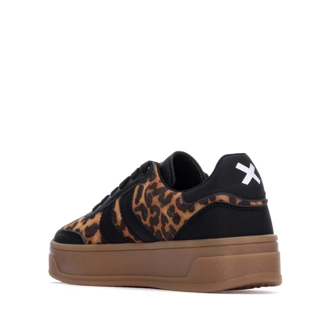 XTI Women's Sneakers Animal Print Casual Walking Shoes
