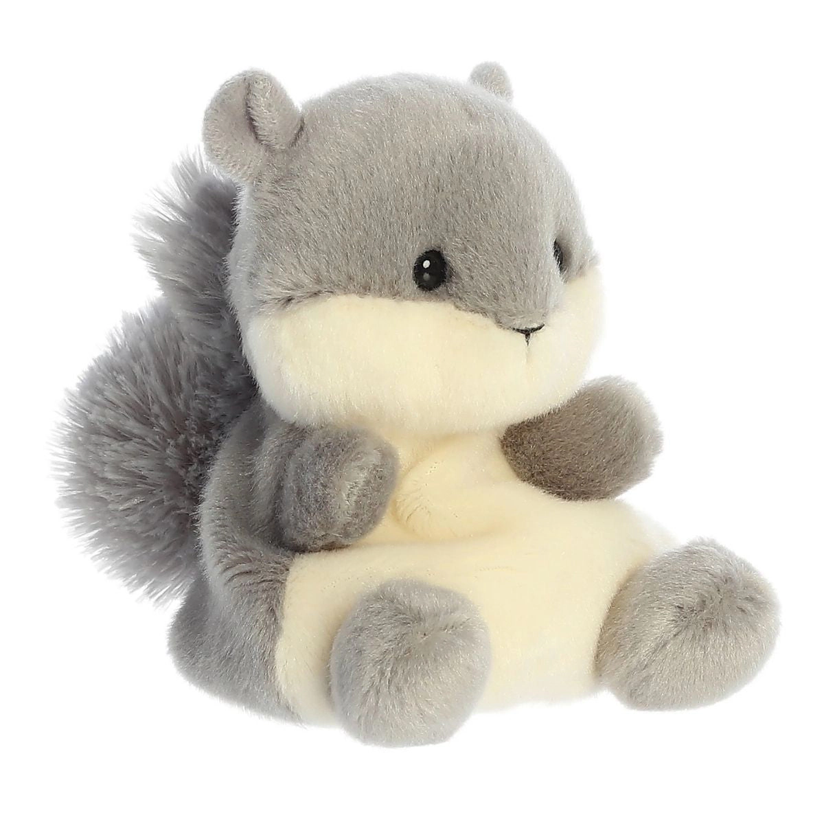 Aurora Palm Pals Gus Grey Squirrel 5-Inch Stuffed Animal Plush