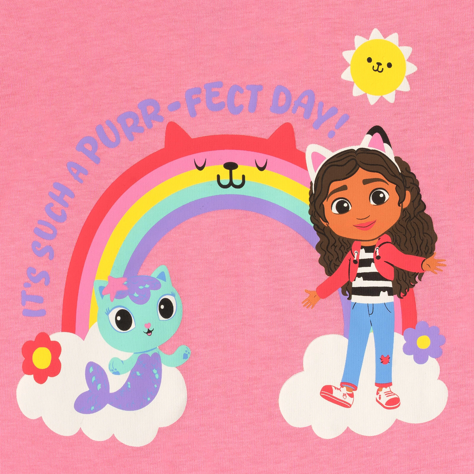 Dreamworks Gabby's Dollhouse Girls' 2-Piece T-Shirt and Skort Set