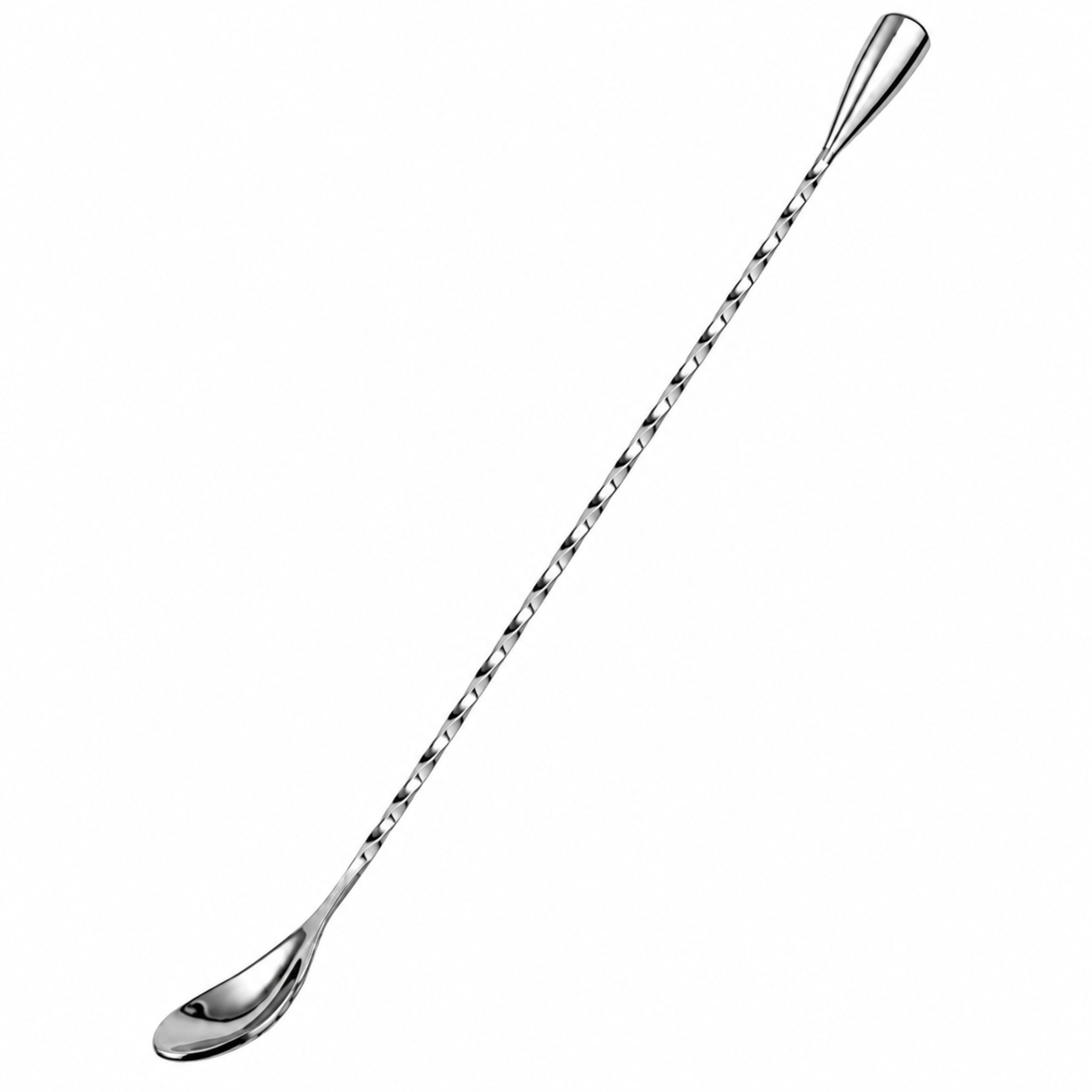 Home Collection 12-Inch Stainless Steel Bar Spoon Professional Cocktail Mixing Spoon