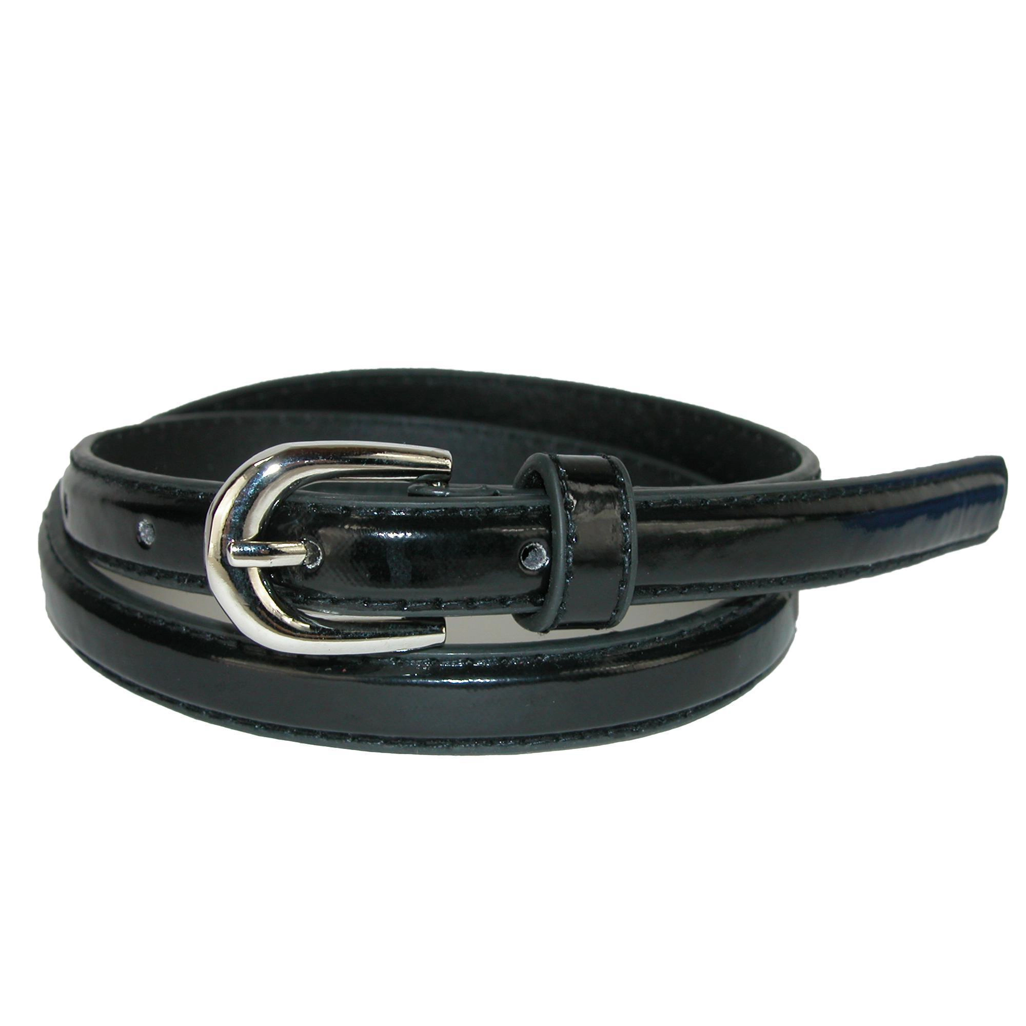 CTM® Kid's 1/2 Inch Skinny Dress Belt (Pack of 2 Colors)