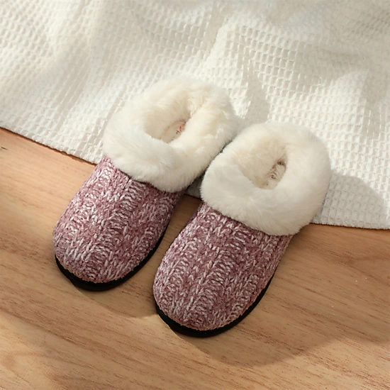 Roxoni Kid's Girl Memory Foam Comfort Plush Fleece Lined House Slipper