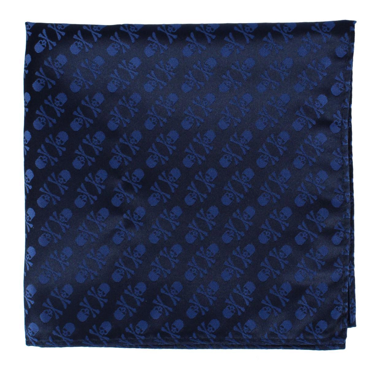 Ascentix Pirate Skull and Crossbones Pocket Square
