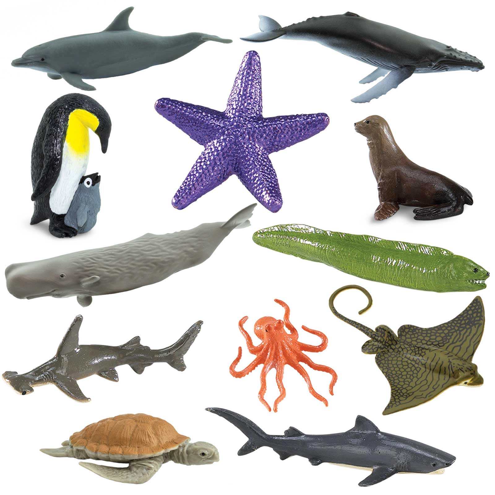 Safari Ltd. - Ocean TOOB - contains 12 Mini Figurines