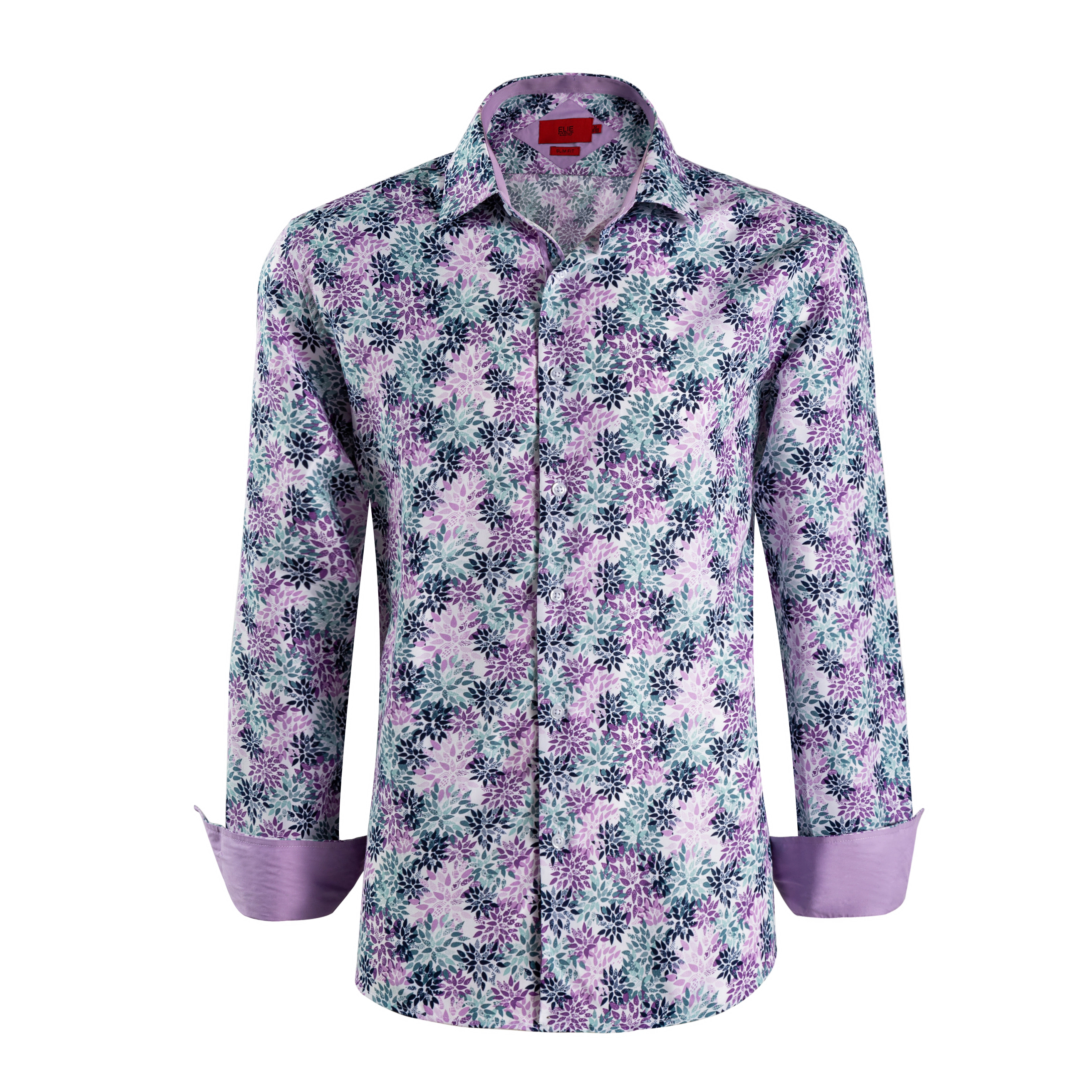 Elie Balleh Boys Slim Fit Boys' Floral Sport Shirt