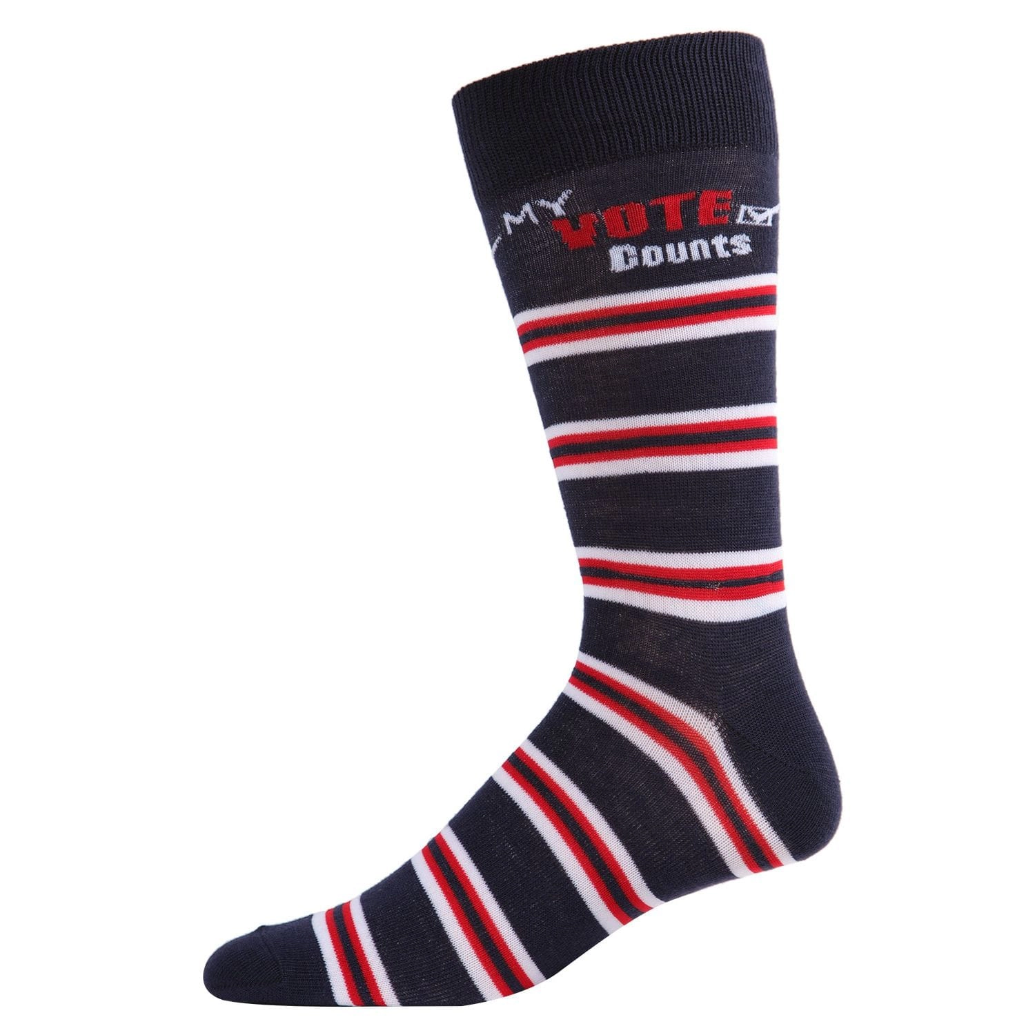 MeMoi Unisex "My Vote Counts" Novelty Crew Socks