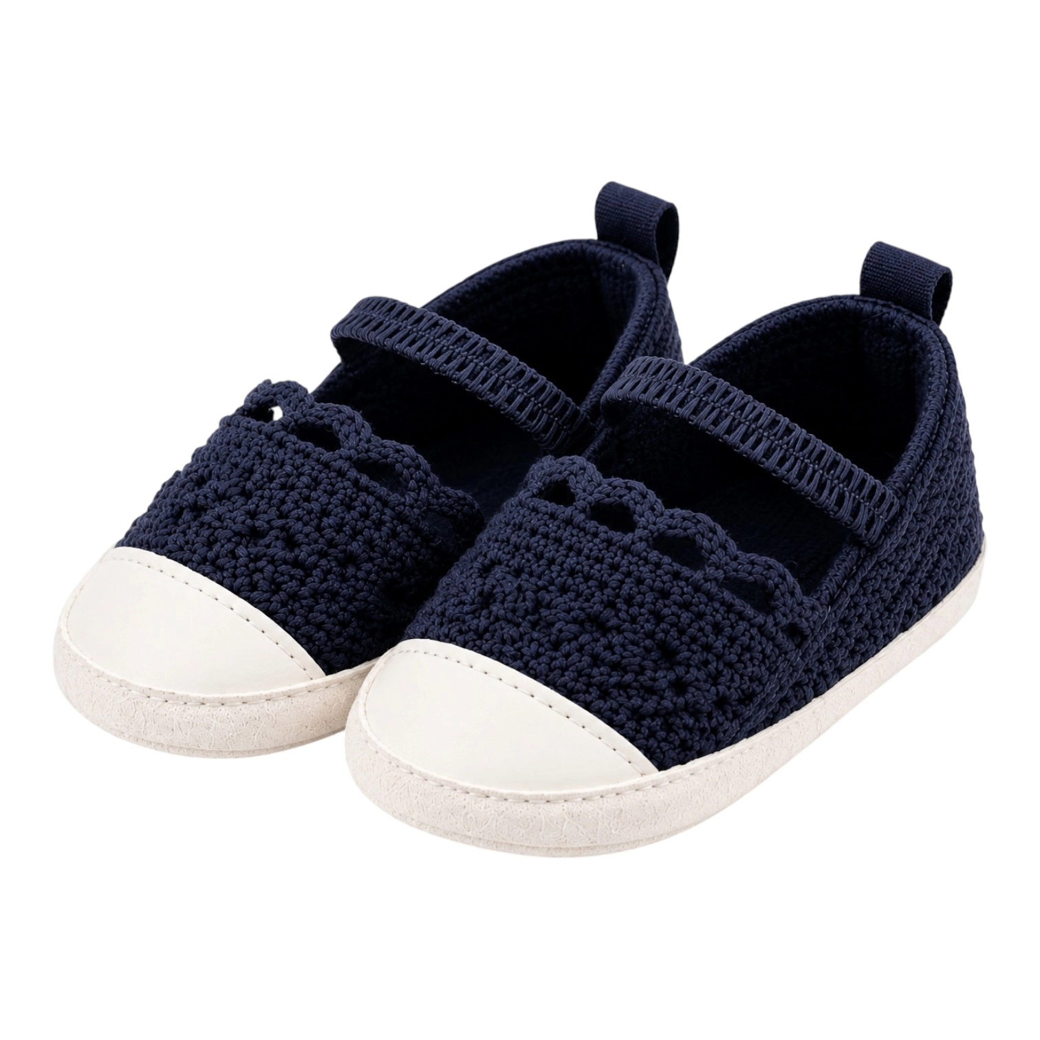Laurenza's Baby Girls Crochet Flats