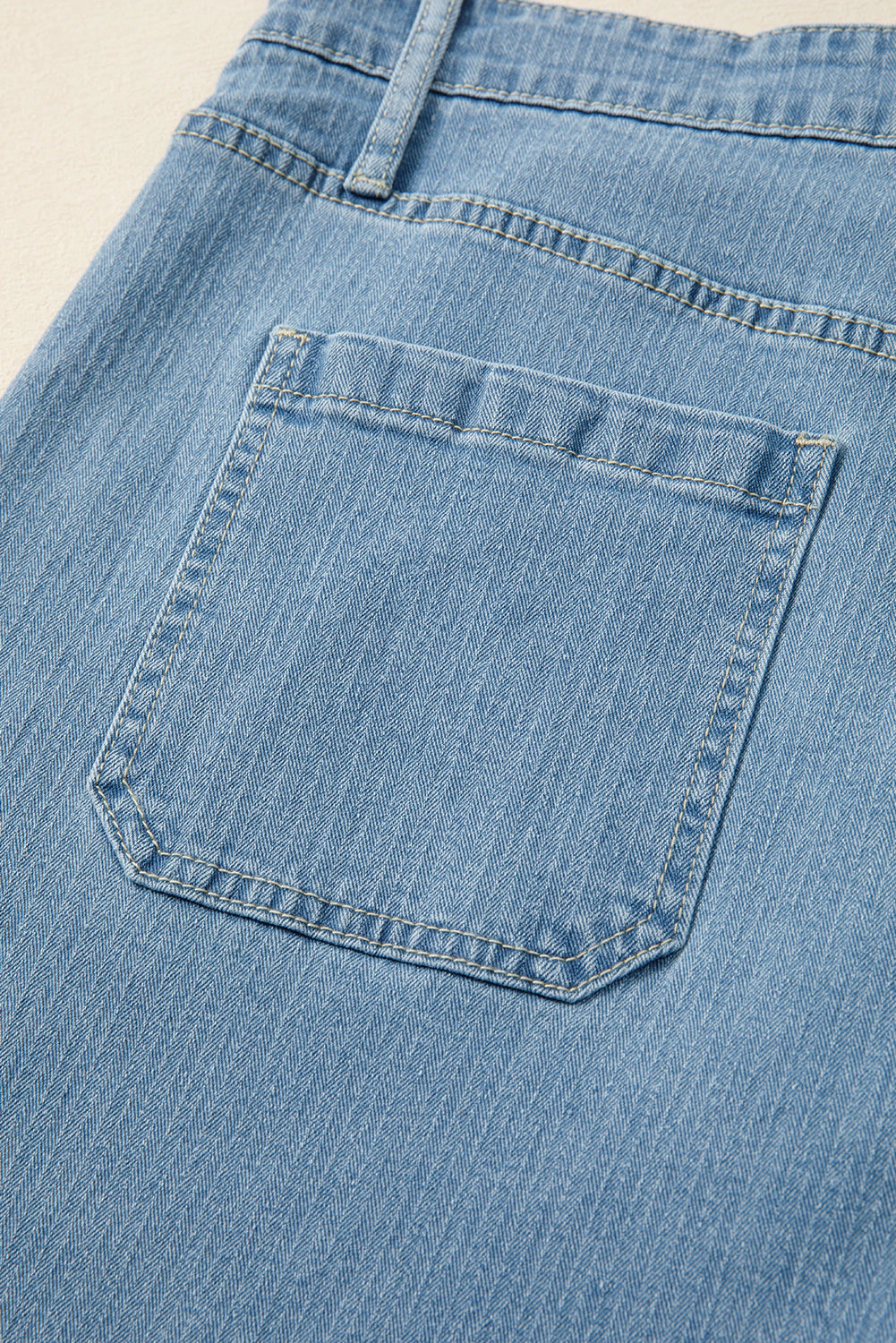 Threaded Pear Women's Adelyn Textured Wide Leg PLUS Jeans