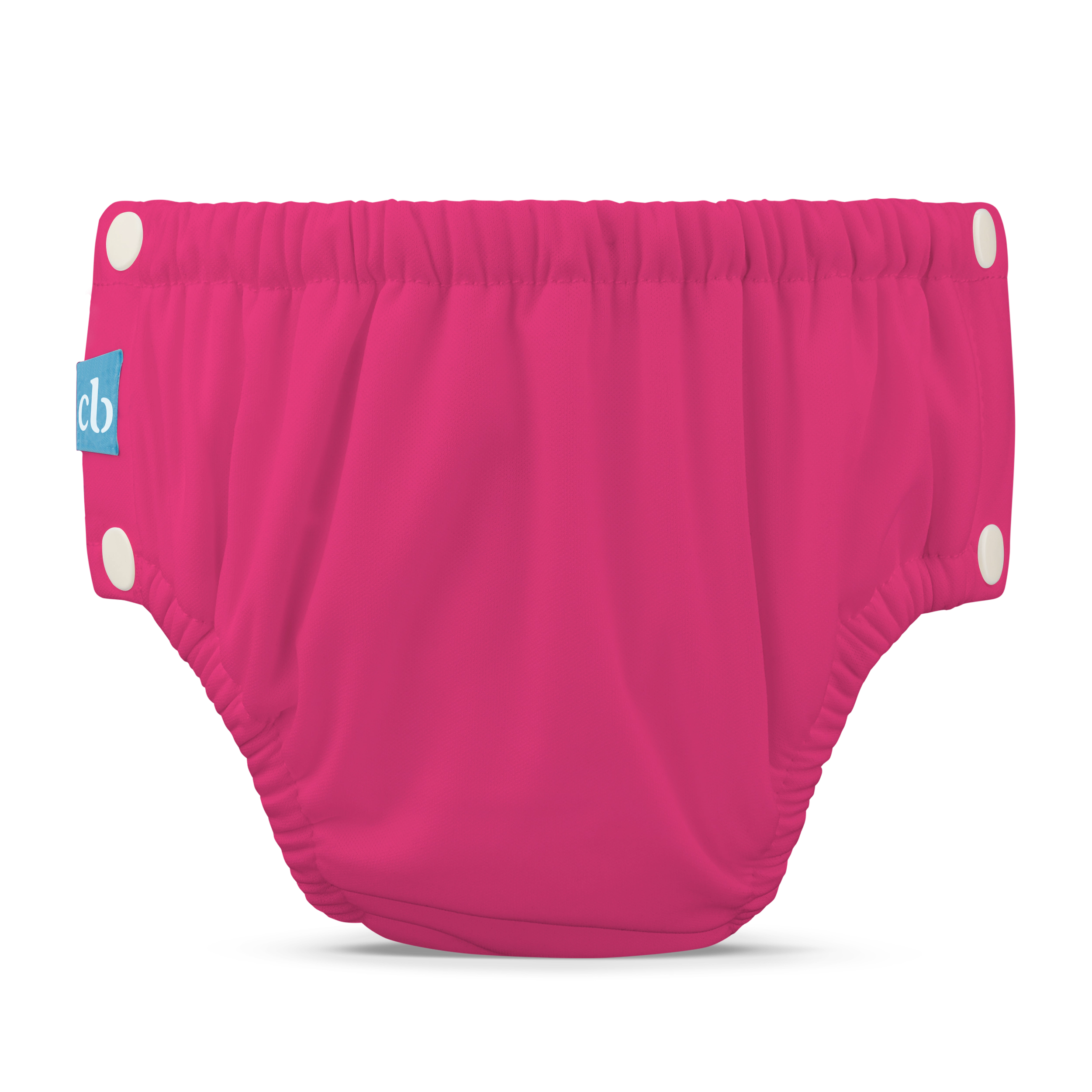 Charlie Banana Reusable Swim Diaper Small - Fuchsia, Snap Closure