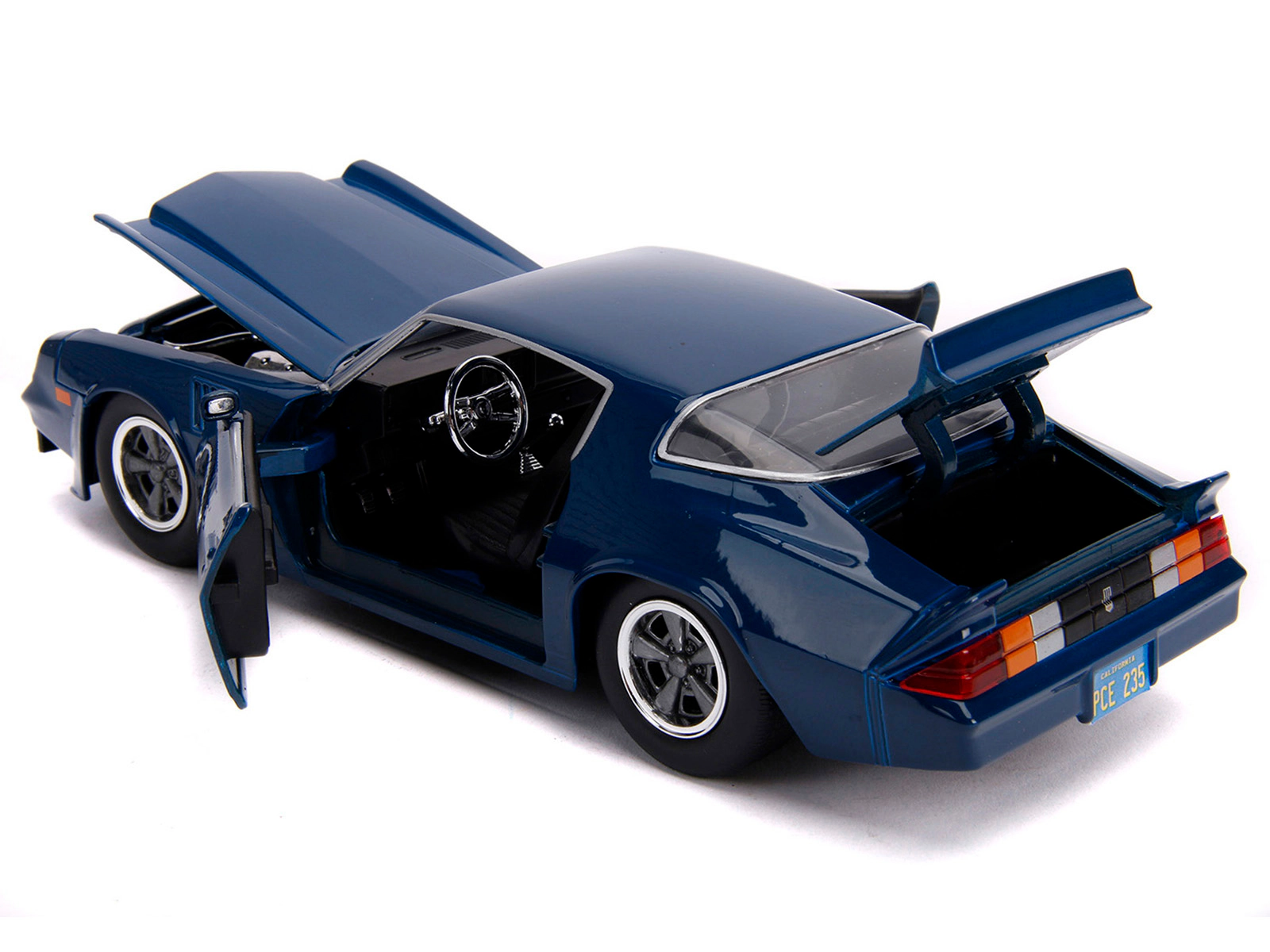 Jada Billy's Chevrolet Camaro Z28 Dark Blue with Collectible Coin "Stranger Things" (2016) TV Series 1/24