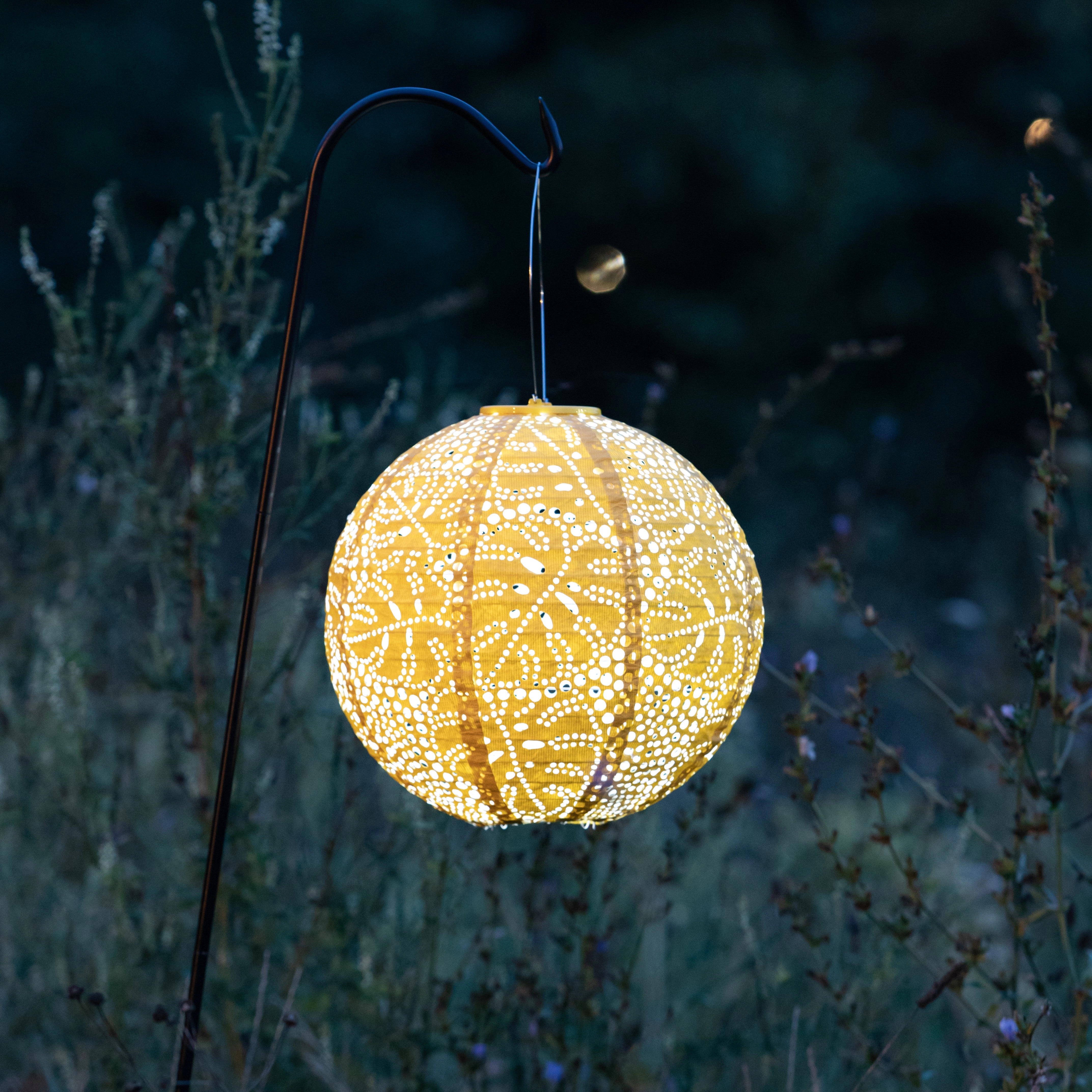 Allsop Home & Garden Soji Stella Monstera 12 Solar Lantern