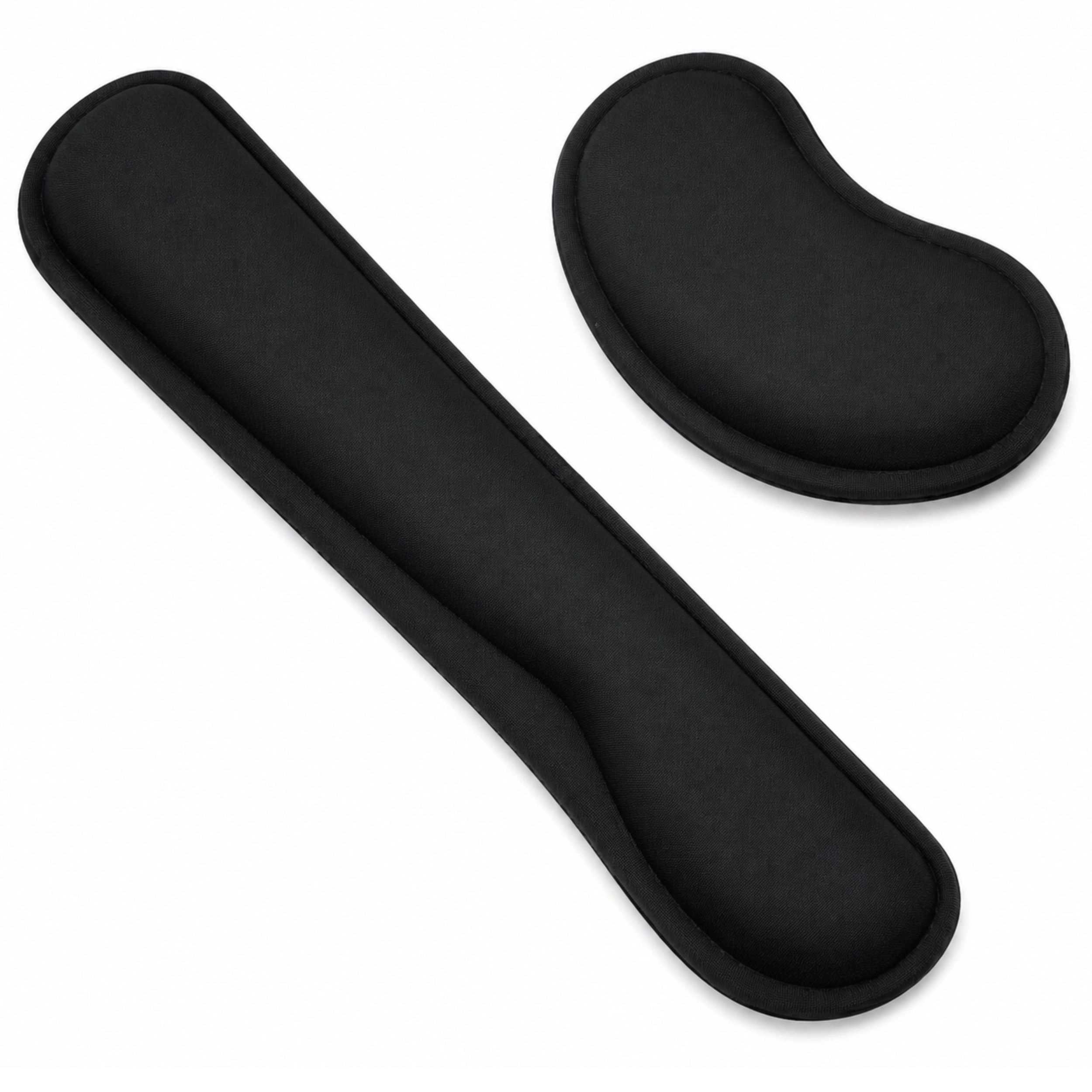 Home Collection Unisex Ergonomic Keyboard and Mouse Wrist Rest Set