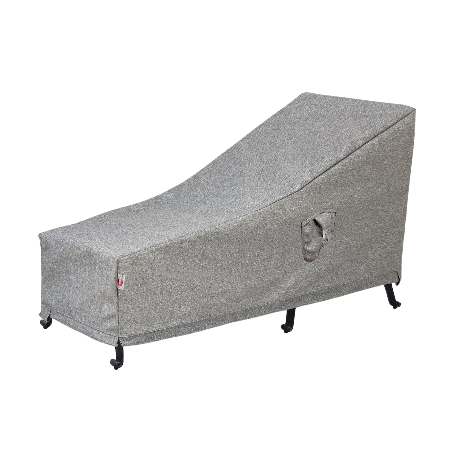 Summerset Shield Platinum 3-Layer Polyester Outdoor Chaise Lounge Cover - 73x28", Grey Melange