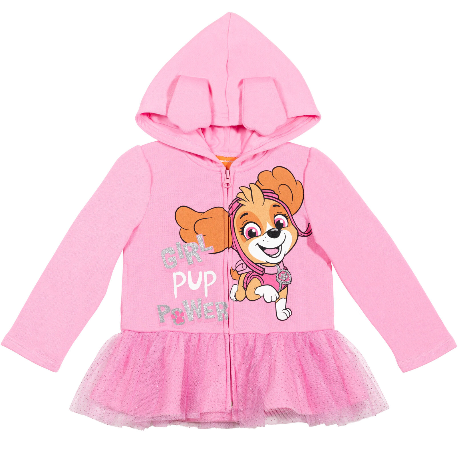 Paw Patrol Skye Girls' Fleece Zip-Up Hoodie