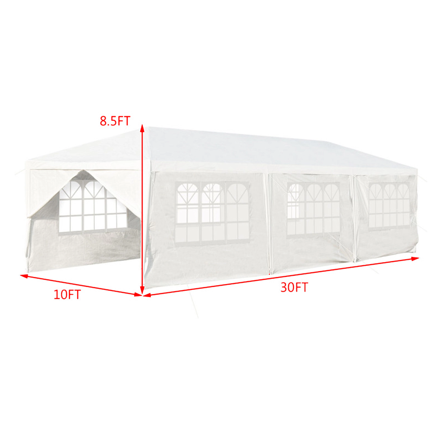 Hivvago Outdoor Canopy Pavilion with Twin Doorways