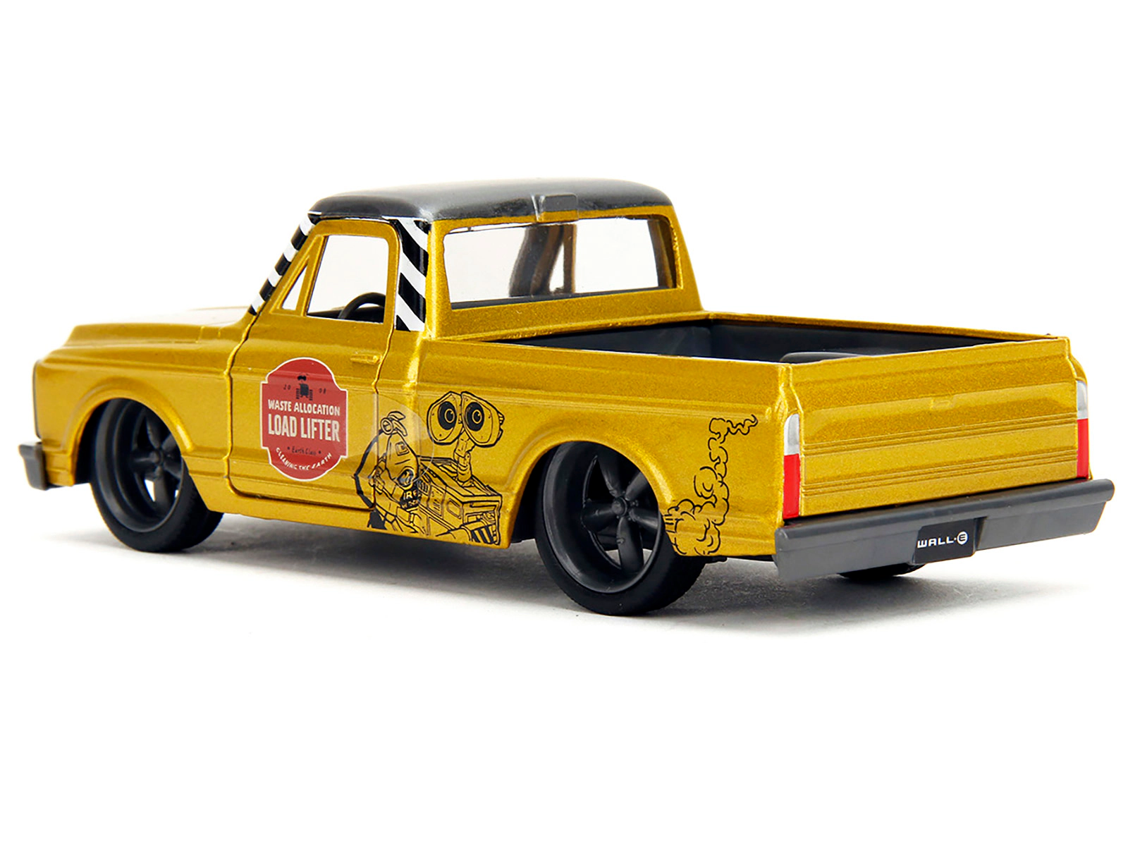 Jada 1972 Chevrolet Cheyenne Pickup Truck Gold Metallic with Gray Top "Wall-E" (2008) Movie "Hollywood Rides"