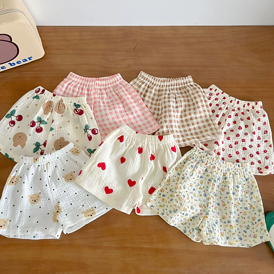 MyKids-USA Baby Print Pattern T-Shirt Combo Shorts In Summer Sets ...
