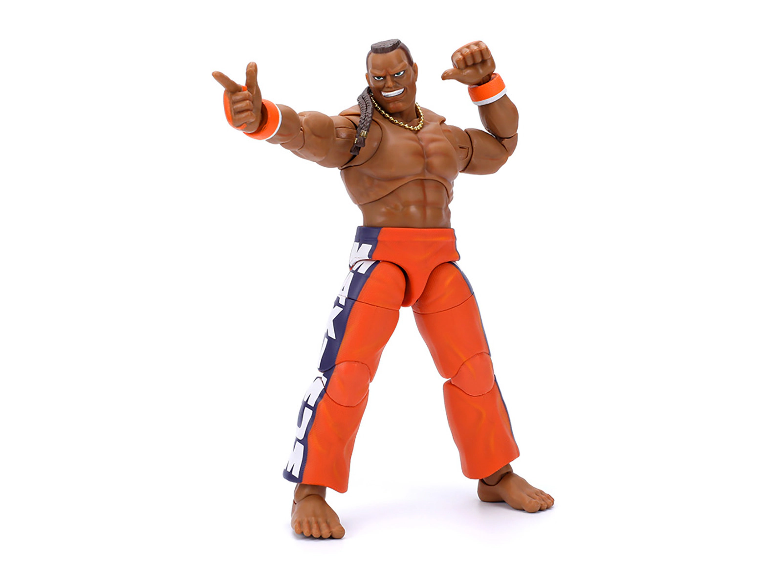 Jada Dee Jay 6" Moveable Figure with Accessories and Alternate Head and Hands "Ultra Street Fighter II: The