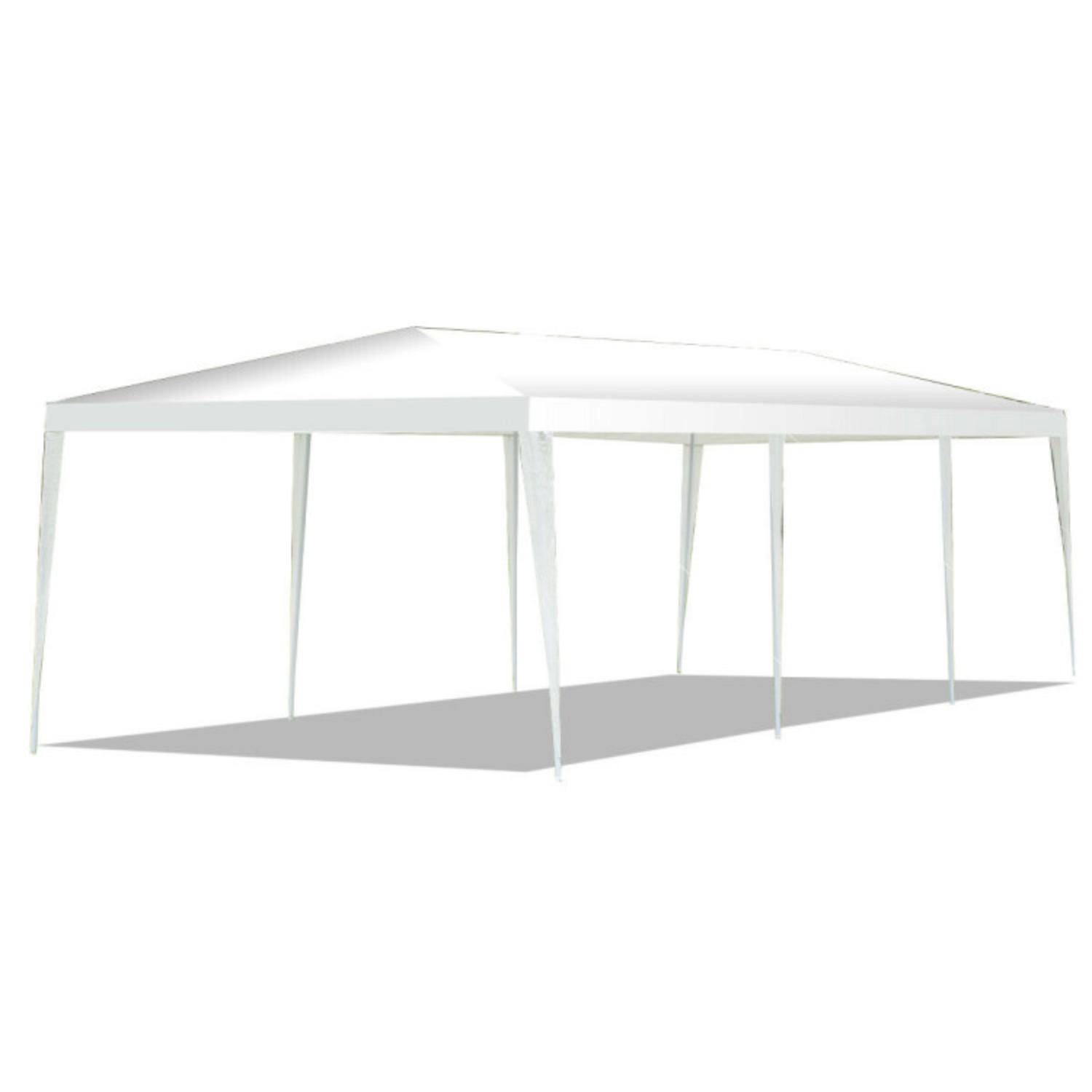 Hivvago 10 x 30 Feet Gazebo Canopy Tent with Connection Stakes and Wind Ropes