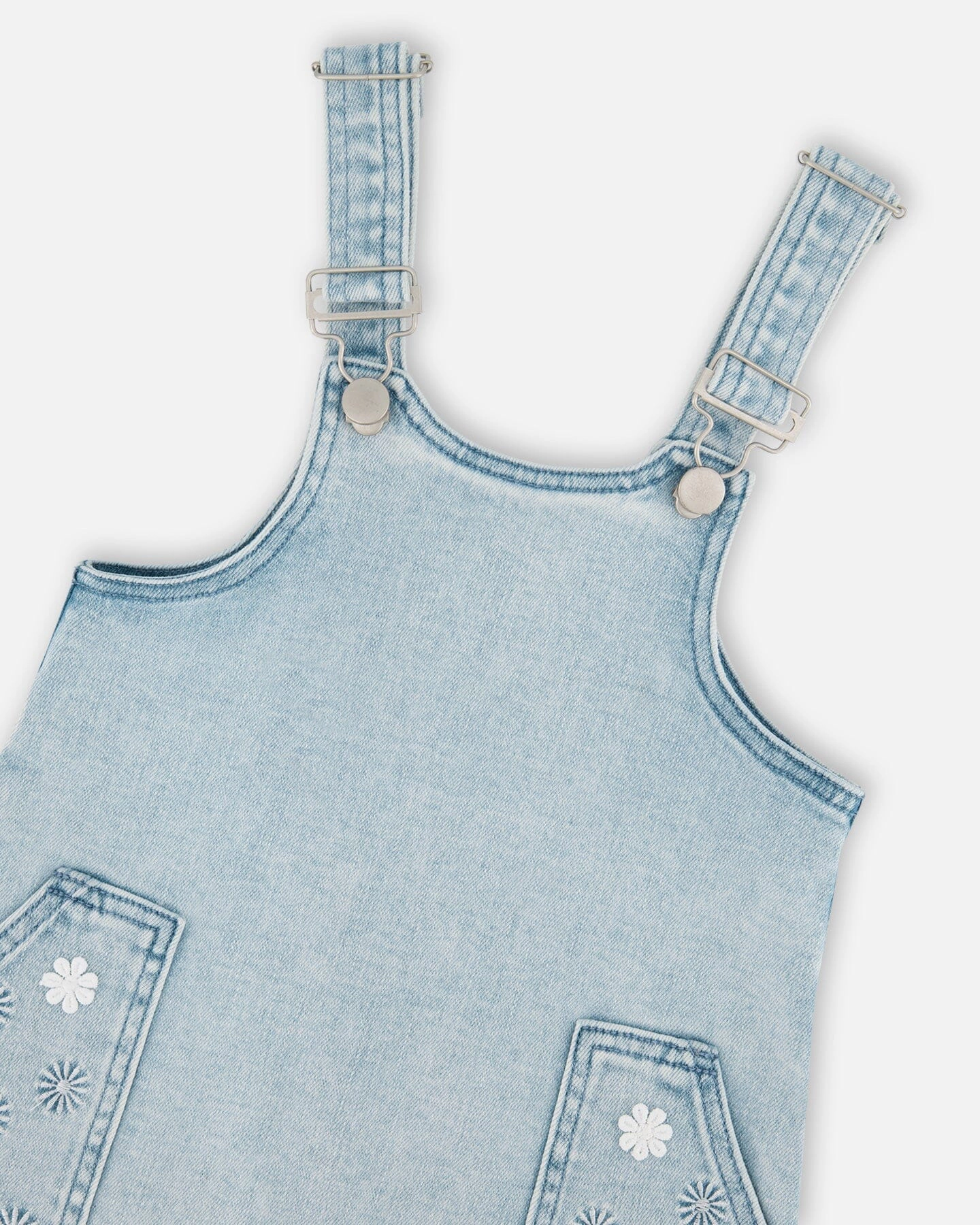 Deux par Girls Denim Overall Dress