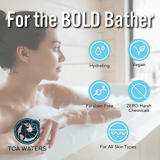 TOA Waters Unisex Bubble Bath Duo - Crisp and Calm - 2 Pack