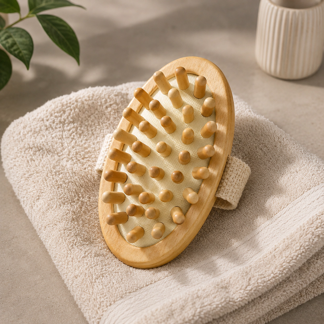 Pursonic Unisex Natural Body Care Nourishing Beauty Bundle Fractionated Coconut Oil & Boar Bristle Bath Brush