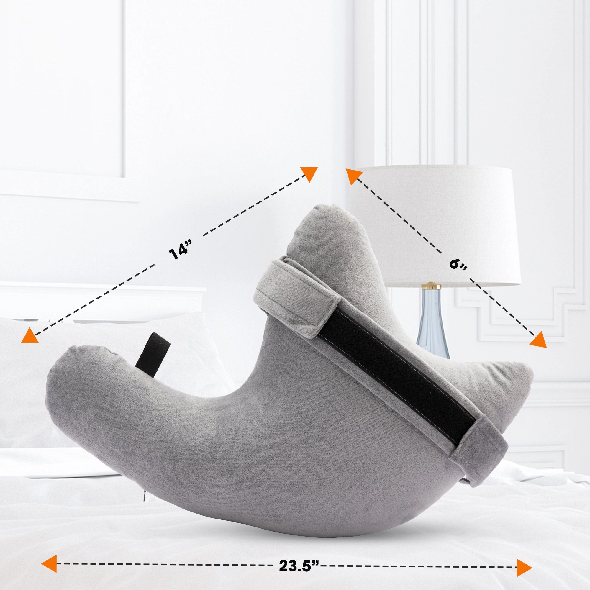 Cheer Collection Shoulder Surgery Recovery Pillow with Arm Sling Strap