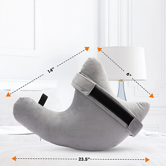 Cheer Collection Shoulder Surgery Recovery Pillow with Arm Sling Strap