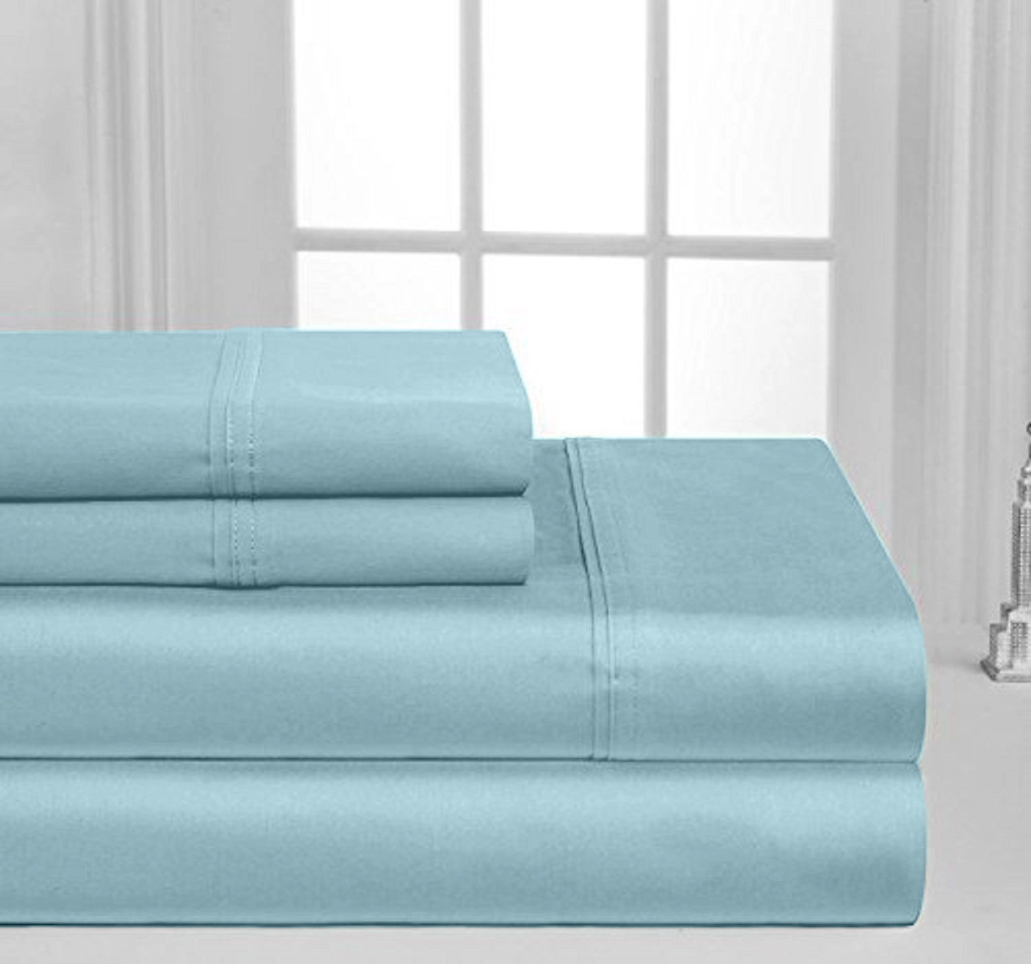 HSH Dream Milano Collection 1000 TC Solid Egyptian Quality Cotton Sheets Deep Pocket Luxury Bed Set